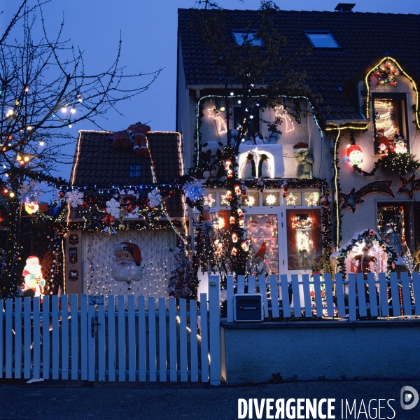Illuminations de noël à la maison