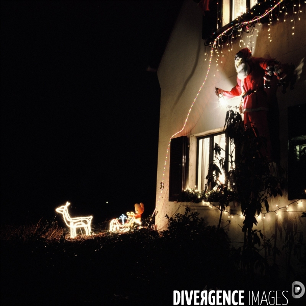 Illuminations de noël à la maison