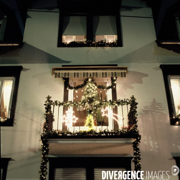 Illuminations de noël à la maison