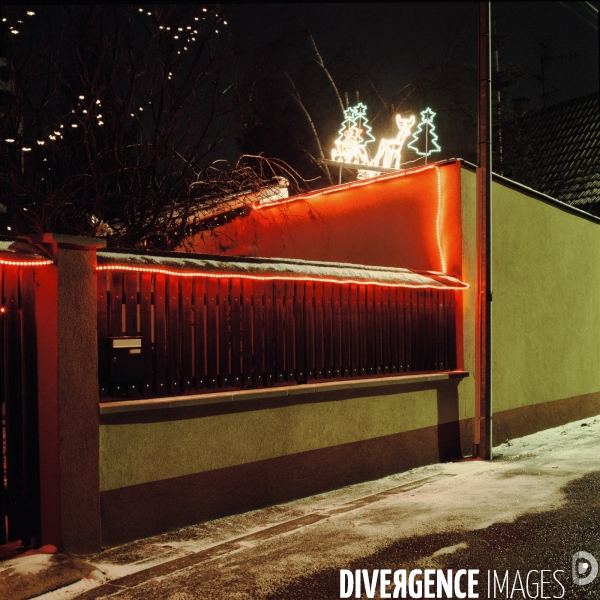 Illuminations de noël à la maison