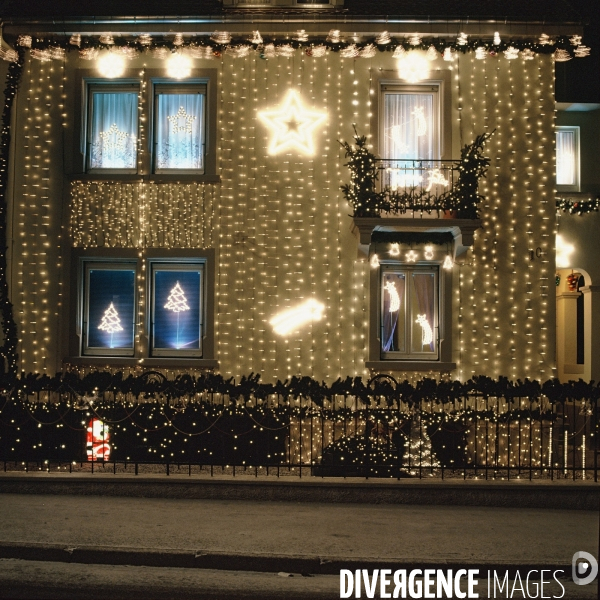 Illuminations de noël à la maison