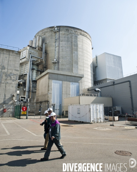 Centrale nucléaire de Fessenheim, visite décénale.