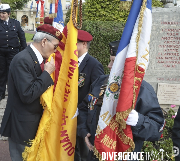 Hommage aux combattants de dien bien phu a nogent