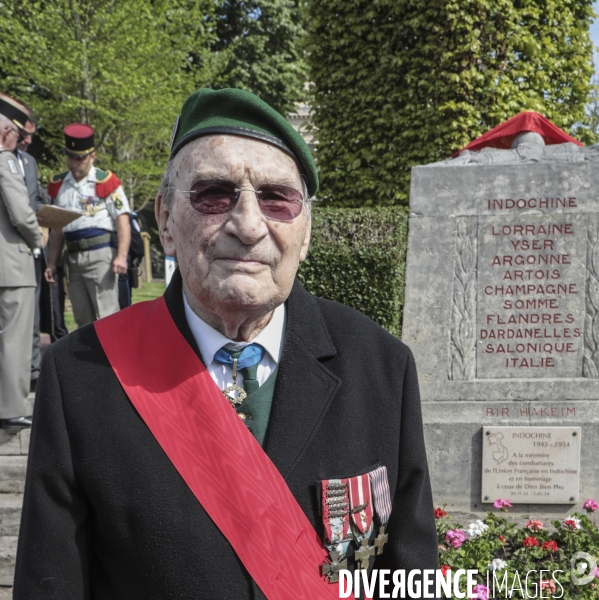 Hommage aux combattants de dien bien phu a nogent