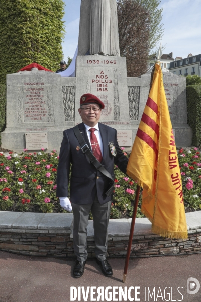 Hommage aux combattants de dien bien phu a nogent