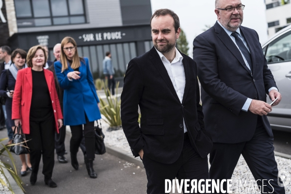 Nathalie Loiseau en Normandie, Campagne européenne 2019.