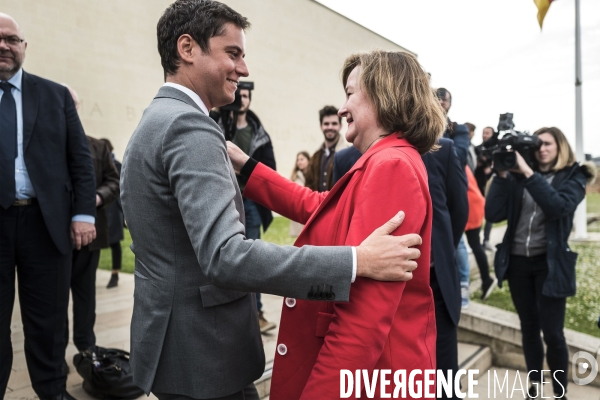 Nathalie Loiseau en Normandie, Campagne européenne 2019.