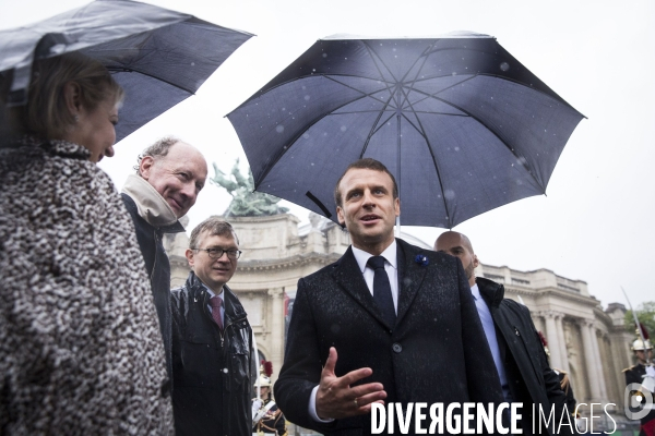 Emmanuel MACRON préside la commémoration du 8 mai 1945