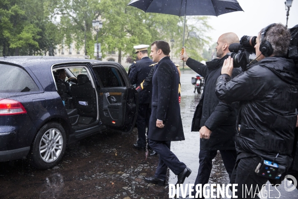 Emmanuel MACRON préside la commémoration du 8 mai 1945