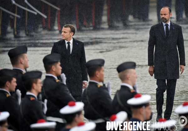 Emmanuel Macron avec Edouard Philippe