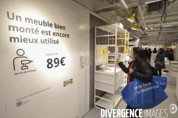 Ikea ouvre son premier magasin a paris