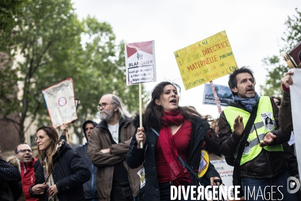 Manifestation à Paris pour la fonction publique