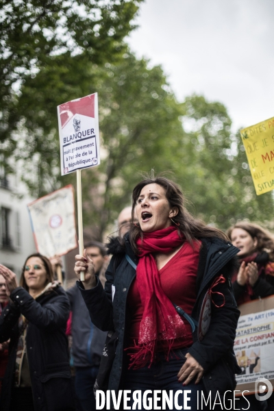 Manifestation à Paris pour la fonction publique