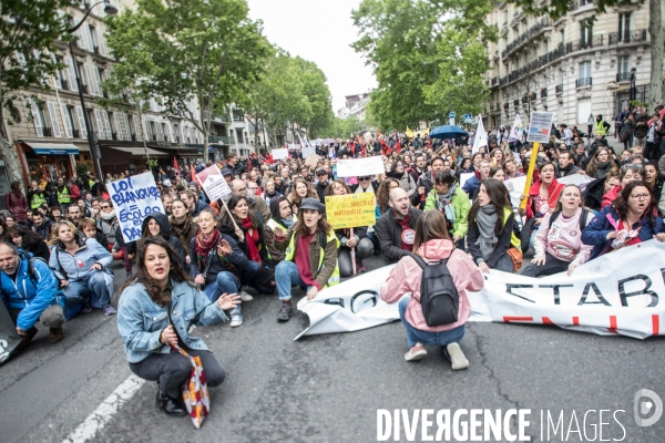 Manifestation à Paris pour la fonction publique