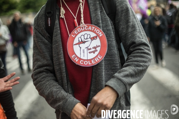 Manifestation à Paris pour la fonction publique