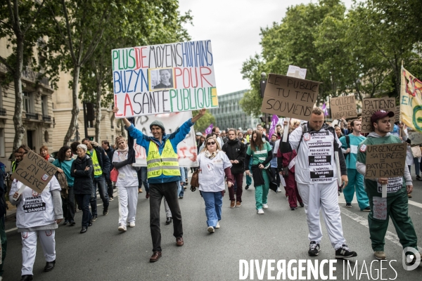 Manifestation à Paris pour la fonction publique