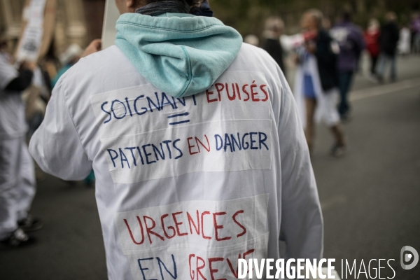 Manifestation à Paris pour la fonction publique