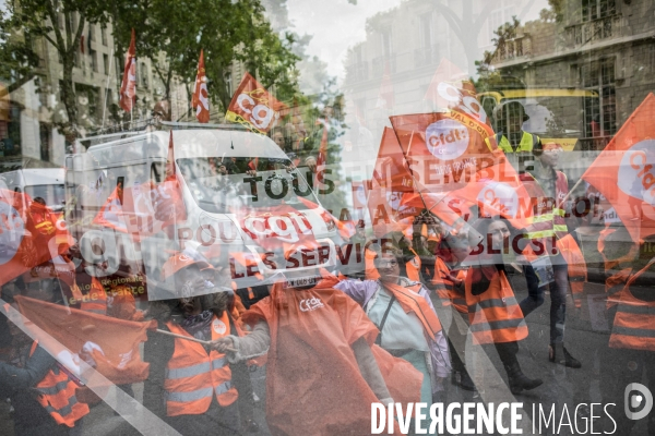 Manifestation à Paris pour la fonction publique