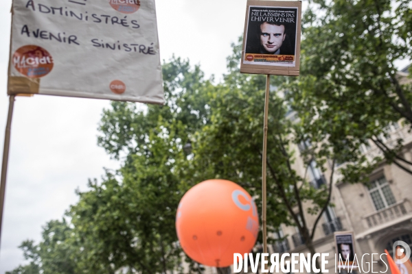 Manifestation à Paris pour la fonction publique