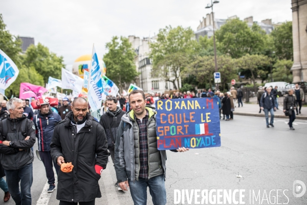 Manifestation à Paris pour la fonction publique