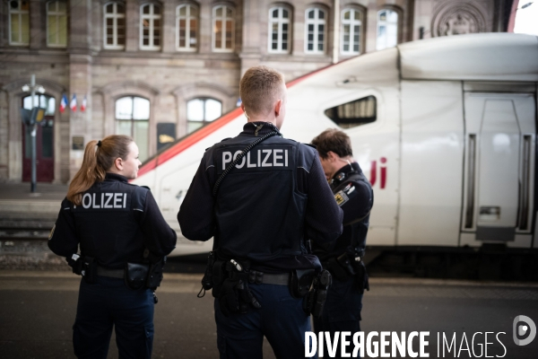 Policier allemands à Strasbourg