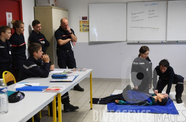 Formation des Jeunes Sapeurs Pompiers