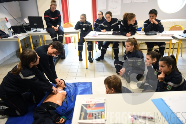 Formation des Jeunes Sapeurs Pompiers