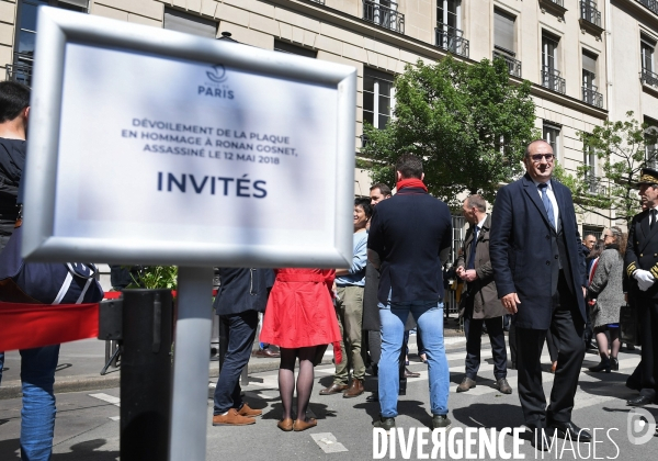 Cérémonie d hommage à Ronan Gosnet