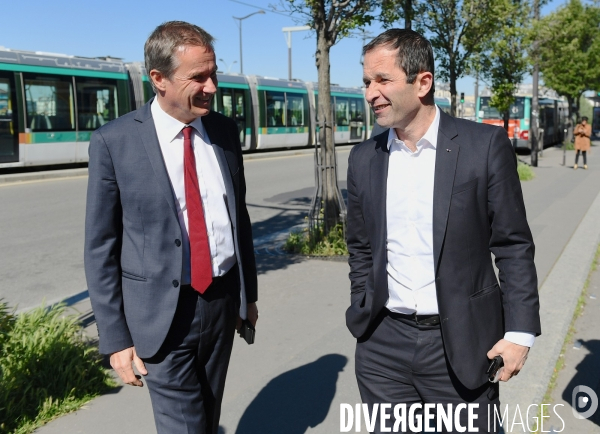 Conference de presse commune de benoit hamon nicolas dupont aignan et jean christophe lagarde