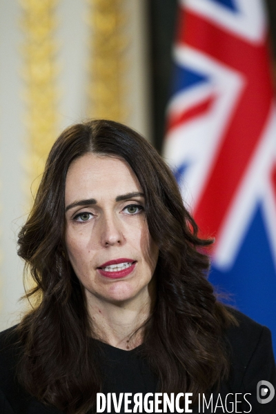 Conférence de presse d Emmanuel MACRON et de Jacinda ARDERN.