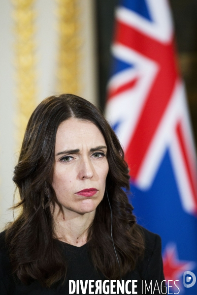 Conférence de presse d Emmanuel MACRON et de Jacinda ARDERN.