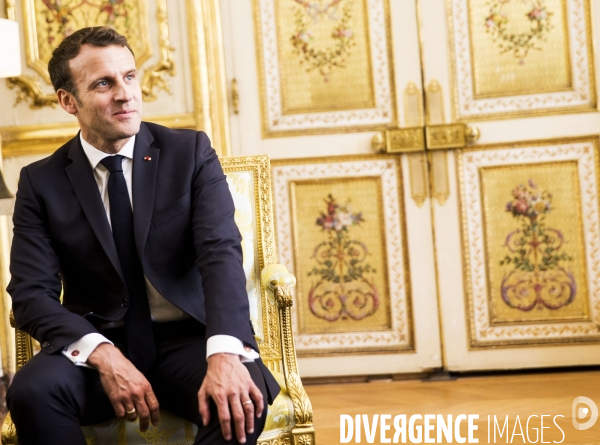 Emmanuel MACRON reçoit Macky SALL et le Roi ABDALLAH II de Jordanie