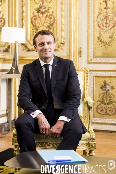 Emmanuel MACRON reçoit Macky SALL et le Roi ABDALLAH II de Jordanie