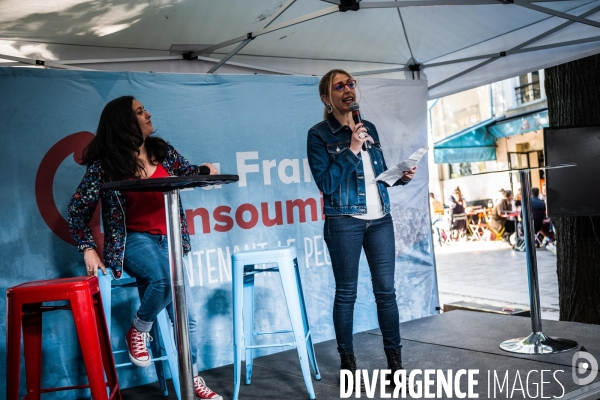 La France Insoumise fait la fête à Jean-Claude Juncker