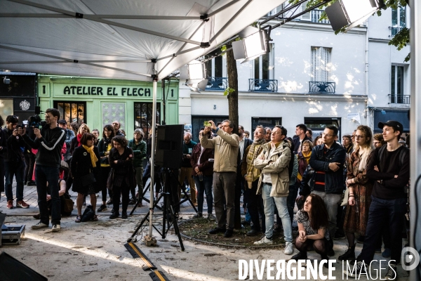 La France Insoumise fait la fête à Jean-Claude Juncker