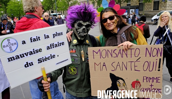 La Marche mondiale contre Monsanto/Bayer et pour la défense des abeilles