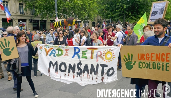 La Marche mondiale contre Monsanto/Bayer et pour la défense des abeilles