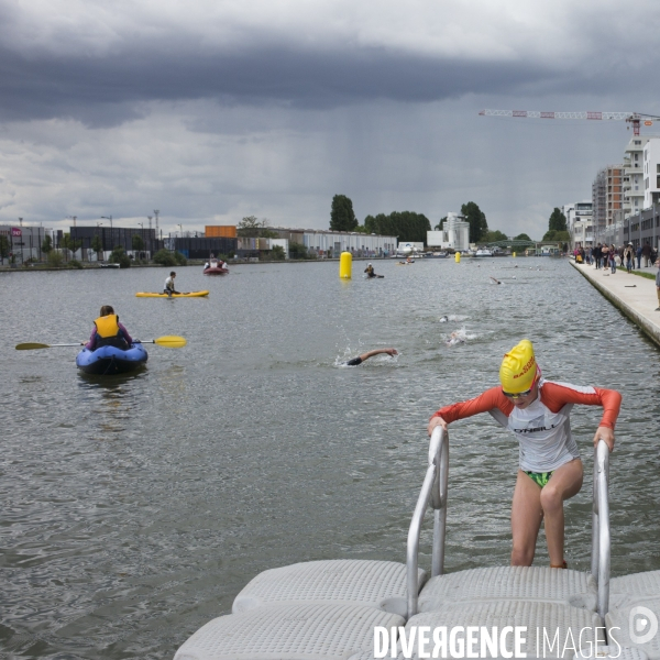 2eme edition de nage ton canal, a pantin.
