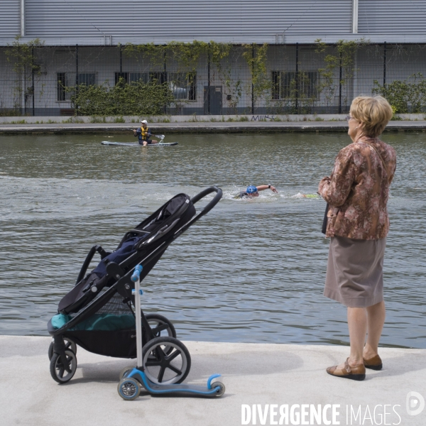 2eme edition de nage ton canal, a pantin.