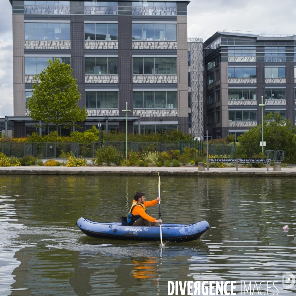 2eme edition de nage ton canal, a pantin.