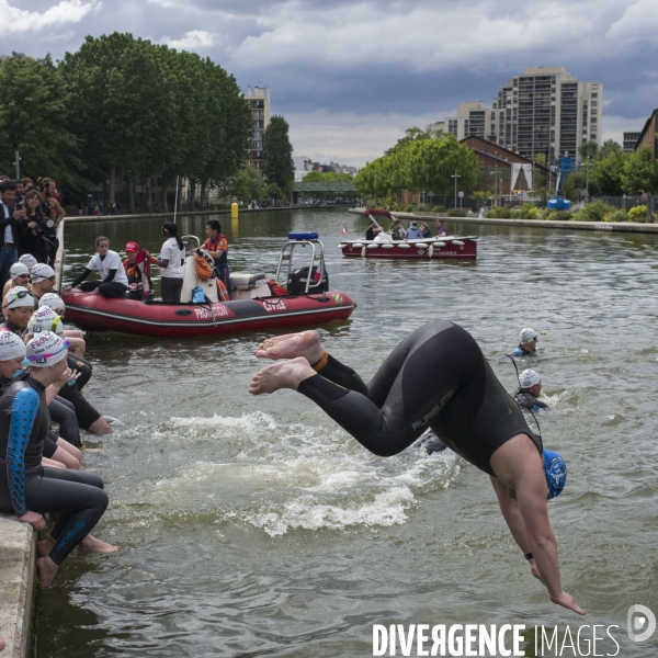 2eme edition de nage ton canal, a pantin.