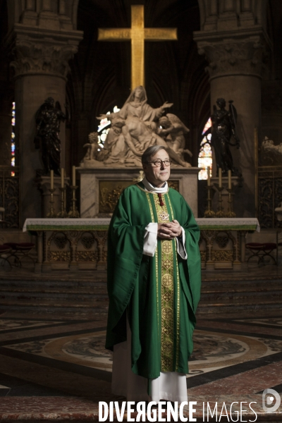 Monseigneur Patrick Chauvet- recteur de Notre-Dame de Paris - Exclusif