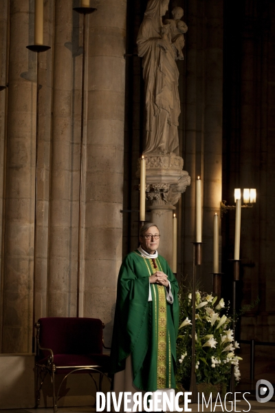 Monseigneur Patrick Chauvet- recteur de Notre-Dame de Paris - Exclusif