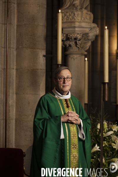 Monseigneur Patrick Chauvet- recteur de Notre-Dame de Paris - Exclusif