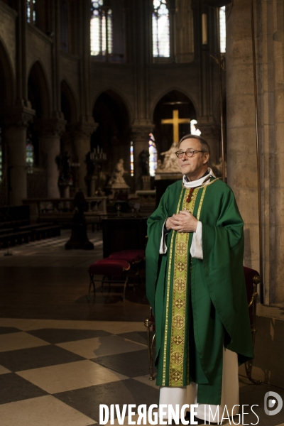 Monseigneur Patrick Chauvet- recteur de Notre-Dame de Paris - Exclusif