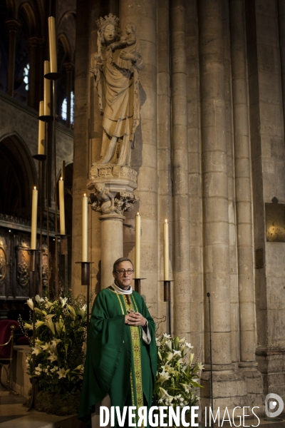 Monseigneur Patrick Chauvet- recteur de Notre-Dame de Paris - Exclusif