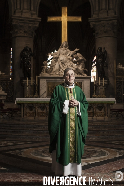 Monseigneur Patrick Chauvet- recteur de Notre-Dame de Paris - Exclusif