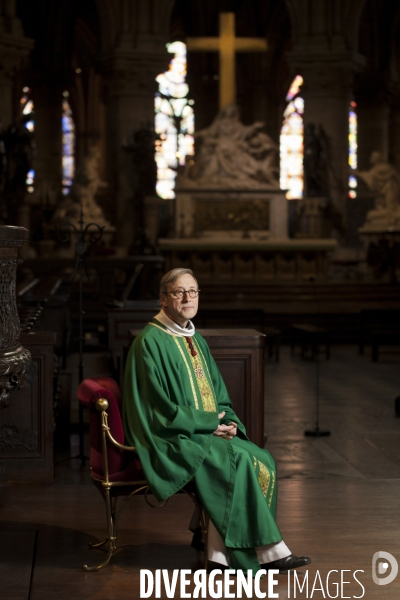 Monseigneur Patrick Chauvet- recteur de Notre-Dame de Paris - Exclusif