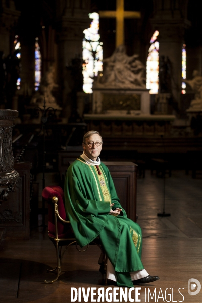 Monseigneur Patrick Chauvet- recteur de Notre-Dame de Paris - Exclusif