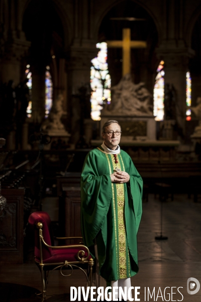 Monseigneur Patrick Chauvet- recteur de Notre-Dame de Paris - Exclusif